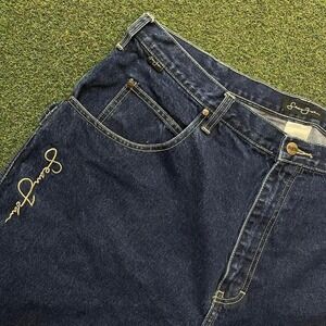 Vintage 90s - Y2K‎ Sean John Embroidered Baggy Denim Shorts Jorts